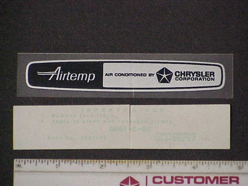 Nos mopar airtemp window - mopar,