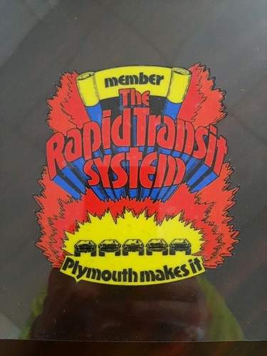 Mopar plymouth rapid transit - mopar,