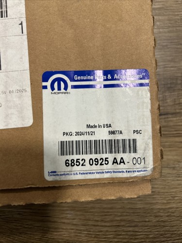 Genuine mopar fascia decal - mopar,