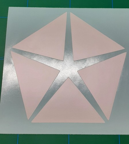 Custom mopar star vinyl decal - custom,